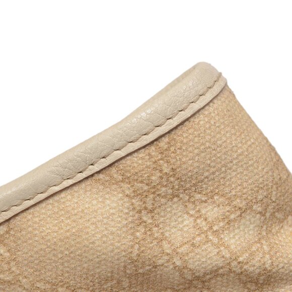 Dior Panarea Beige Tan Leather Canvas Tote - Picture 13 of 16